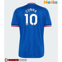 Moške Nogometnih dresov Manchester United Matheus Cunha #10 Gostujoči 2026-27 Kratki rokavi